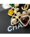 Chanel Heart Brooch AB2410 2019