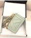 Chanel Calfskin Patchwork Chevron Small Boy Flap Bag A67086 Light Green 2019