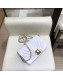 Chanel Pleated Lambskin Wallet on Chain WOC AP0388 White 2019