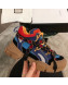 Gucci Flashtrek Sneaker with Removable Crystals Blue/Orange 2018