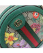 Gucci Ophidia GG Flora Mini Round Shoulder Bag 550618 Green 2019