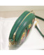 Gucci Ophidia GG Flora Mini Round Shoulder Bag 550618 Green 2019