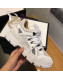 Gucci Flashtrek Lace-up Sneaker with Crystals White 2018