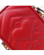 Gucci GG Marmont Mini Bag 598597 Red 2019