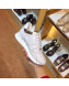 Louis Vuitton Run Away Sneaker in Silk Calfskin White/Monogram 2019