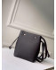 Louis Vuitton Nano Lockme Bucket Bag M68709 Black/Silver 2019