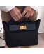 Hermes Kelly 24/24 - 29 Bag in Togo Leather Black/Gold 2018 (Half Handmade)