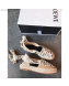 Loewe Suede Logo Lace Flat Espadrilles White 2019