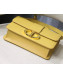 Dior 30 Montaigne CD Flap Bag in Smooth Yellow Calfskin 2019