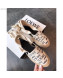 Loewe Suede Logo Lace Flat Espadrilles White 2019