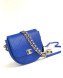 Chanel Quilting Lambskin Mini Flap Camera Bag Blue 2019