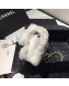 Chanel Shearling Lambskin Small Flap Bag AS1199 White 2019