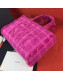 Chanel Wool Tweed Medium Zipped Shopping Bag AS0976 Pink 2019