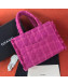 Chanel Wool Tweed Medium Zipped Shopping Bag AS0976 Pink 2019