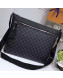 Louis Vuitton Mick Medium Messenger Shoulder Bag in Damier Graphite Canvas N40004 