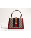 Gucci Sylvie GG Mini Top Handle Bag 470270 Red 2019