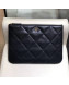 Chanel Quilted Lambskin 19 Pouch A86088 Black 2019