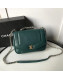 Chanel Lambskin Medium Flap Bag AS1178 Green 2019