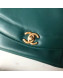 Chanel Lambskin Medium Flap Bag AS1178 Green 2019