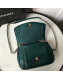 Chanel Lambskin Medium Flap Bag AS1178 Green 2019