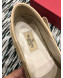 Valentino Rockstuds Lambskin Espadrilles Light Beige 2019