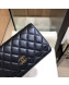 Chanel Quilted Lambskin Wallet on Chain WOC AP0724 Black 2019