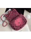 Chanel Quilted Denim Small Flap Bag Pink 2020