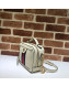 Gucci Ophidia Leather Mini Shoulder Bag 602576 White 2020