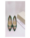 Jimmy Choo Silk Crystal Heel Pump Green 2019