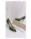 Jimmy Choo Silk Crystal Heel Pump Green 2019