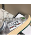 Gucci Screener Metallic Sneaker Silver/Green 2019