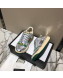 Gucci Screener Metallic Sneaker Silver/Green 2019