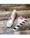 Off-White Cotton Canvas Striped High-Heel Sneakers White 2019 (For Women and Men)