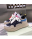 Off-White C/O ODSY-1000  Mesh and Calfskin Sneakers Beige 2019 (For Women and Men)