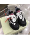 Off-White C/O ODSY-1000  Mesh and Calfskin Sneakers Black 2019 (For Women and Men)