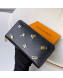 Louis Vuitton Love Lock Zippy Wallet in Epi Leather M63991 Black