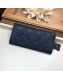 Louis Vuitton Emilie Wallet in Monogram Empreinte Leather M63918 Navy Blue/Red