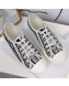 Dior Walk'N'dior Embroidered Houndstooth Cotton Canvas Sneakers 02 2019