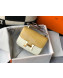 Hermes Constance 18/23cm in Crocodile Embossed Calf Leather Light Yellow/Gold 2019 (Half Handmade)