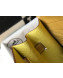 Hermes Kelly 25/28cm in Crocodile Embossed Calf Leather Light Yellow/Gold 2019 (Half Handmade)