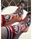 Gucci Spring Print Socks Pink 2019