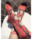 Gucci Snake Rhombus Print Socks 2019