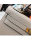 Hermes Kelly 32cm in Original Togo Leather Bag Light Grey