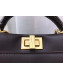 Fendi Iconic Mini Striped Lining Bag Brown 2019