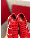 Valentino VLogo Calfskin Low-Top Sneakers Red 2019