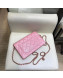 Chanel Iridescent Grained Calfskin Wallet on Chain WOC AP0315 Pink 2019