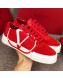 Valentino VLogo Canvas Sneakers Red 2019