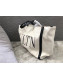 Valentino VLTN Canvas Shopping Tote 0978 Black Leather 2019