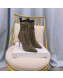 Balmain Knit Ankle Boots Beige/Black 2021 120405