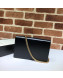 Gucci Leather Interlocking G Chain Card Case Wallet 598549 Black 2019